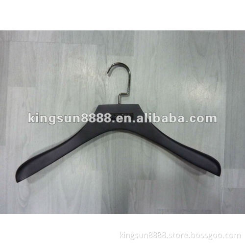 Fashion upmarket dark wooden hanger